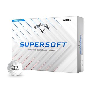 LIMITED - Callaway Supersoft golfové míčky, HAPPY BIRTHDAY