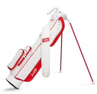 Sunday Golf Loma pencil bag, bílo/červený