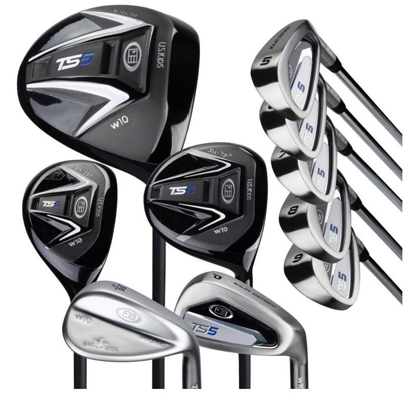 U.S. Kids Golf TS5-57 (145cm) 10-Club dětský golfový set, ocel