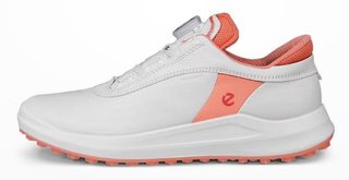 Ecco Core Boa dámské golfové boty, white/burnt coral