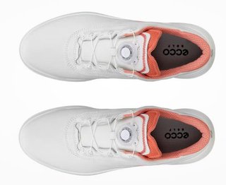 Ecco Core Boa dámské golfové boty, white/burnt coral