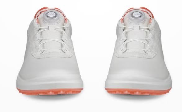 Ecco Core Boa dámské golfové boty, white/burnt coral