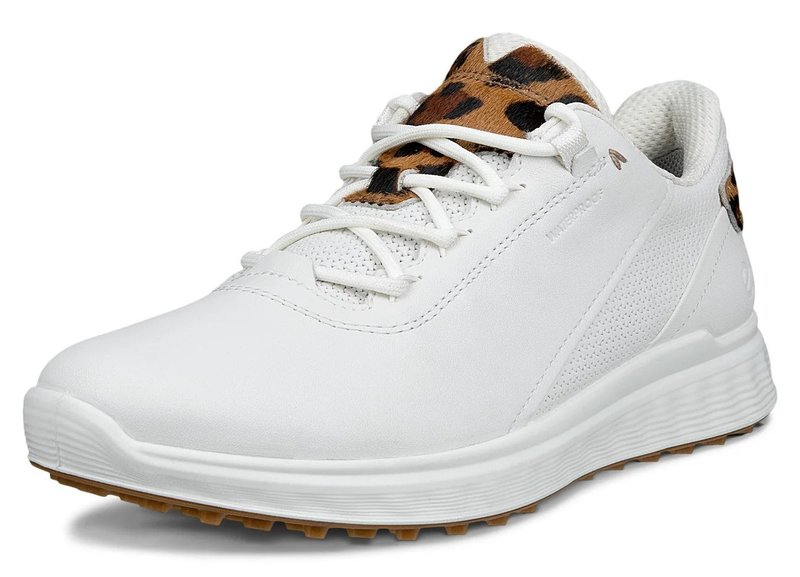 Ecco S-Casual dámské kožené golfové voděodolné boty, bílé