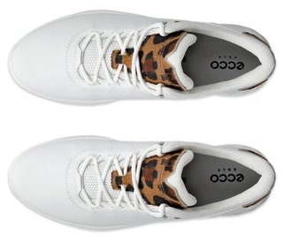 Ecco S-Casual dámské kožené golfové voděodolné boty, bílé