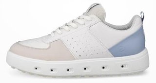 Ecco Golf Street 720 dámské golfové boty, gravel/white/dusty blue