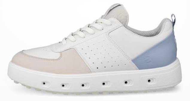 Ecco Golf Street 720 dámské golfové boty, gravel/white/dusty blue