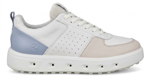 Ecco Golf Street 720 dámské golfové boty, gravel/white/dusty blue