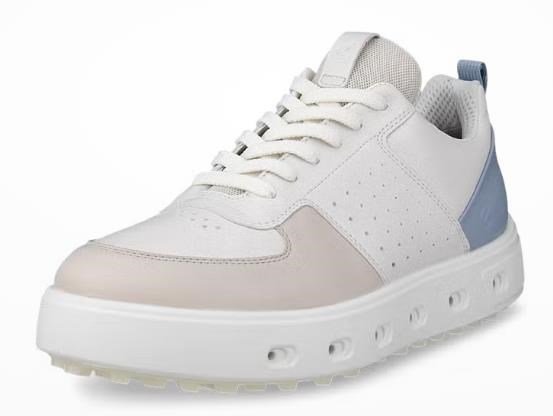 Ecco Golf Street 720 dámské golfové boty, gravel/white/dusty blue