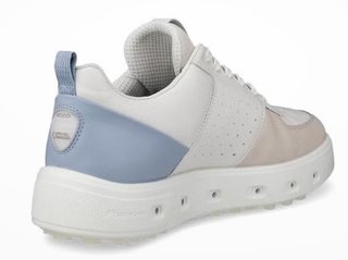 Ecco Golf Street 720 dámské golfové boty, gravel/white/dusty blue