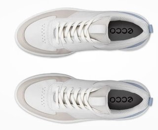 Ecco Golf Street 720 dámské golfové boty, gravel/white/dusty blue