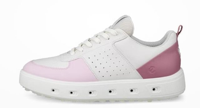 Ecco Golf Street 720 dámské golfové boty, white/blush/blossom rose