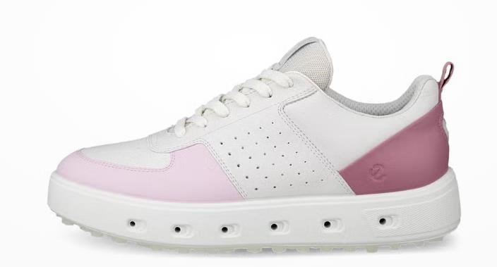 Ecco Golf Street 720 dámské golfové boty, white/blush/blossom rose