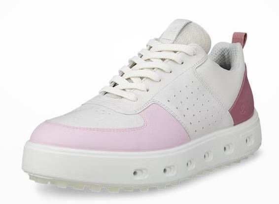 Ecco Golf Street 720 dámské golfové boty, white/blush/blossom rose