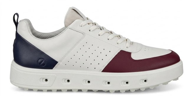 Ecco Street 720 pánské golfové boty, dark ruby/white/marine