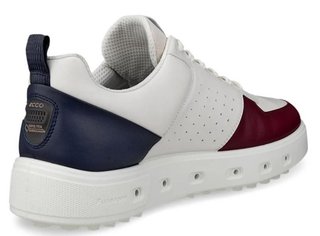 Ecco Street 720 pánské golfové boty, dark ruby/white/marine