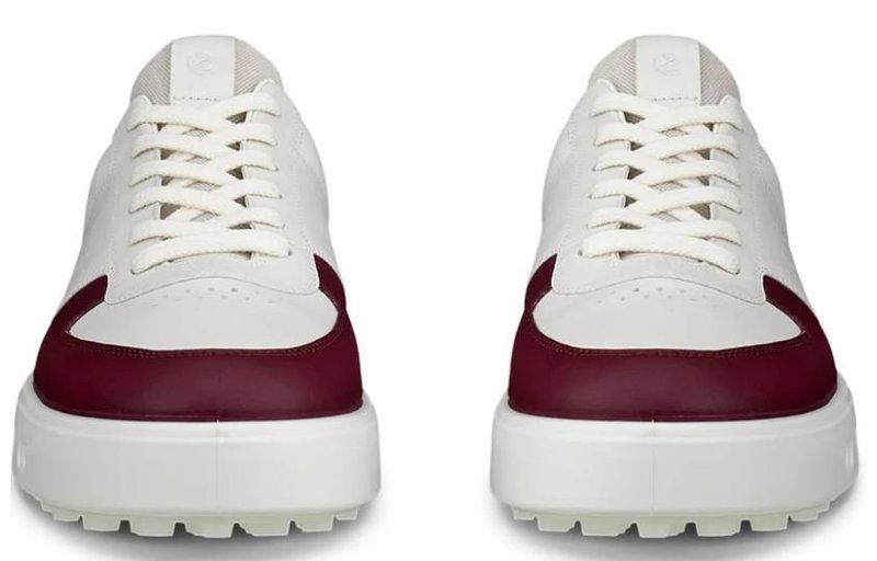 Ecco Street 720 pánské golfové boty, dark ruby/white/marine