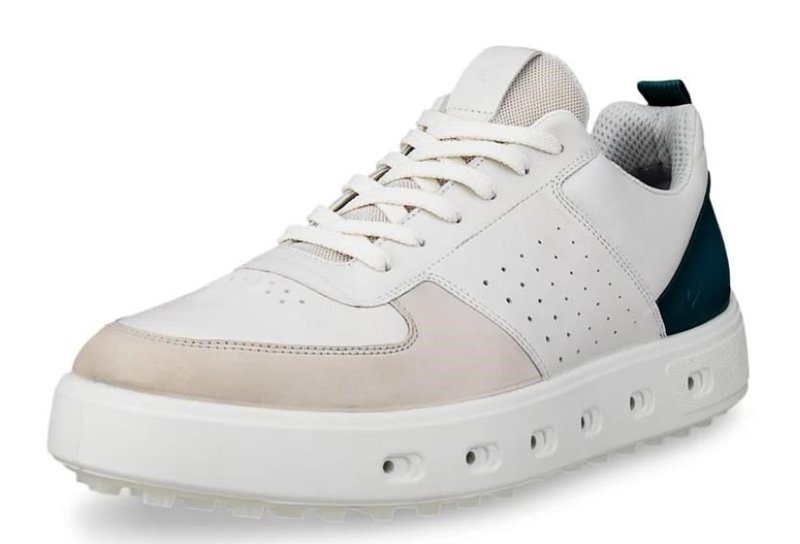 Ecco Street 720 pánské golfové boty, gravel/white/baygreen