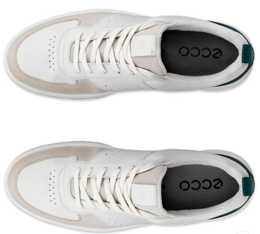 Ecco Street 720 pánské golfové boty, gravel/white/baygreen