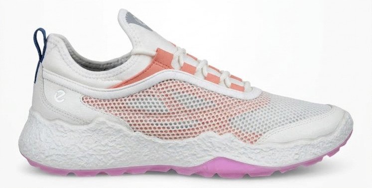 Ecco Biom H5 dámské golfové boty, white/burnt coral