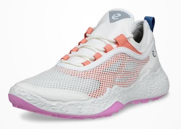 Ecco Biom H5 dámské golfové boty, white/burnt coral
