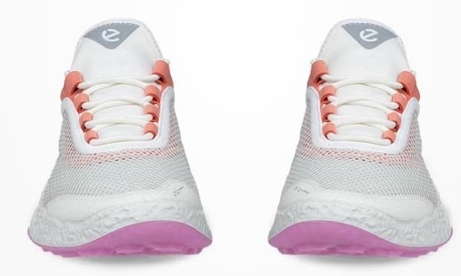 Ecco Biom H5 dámské golfové boty, white/burnt coral