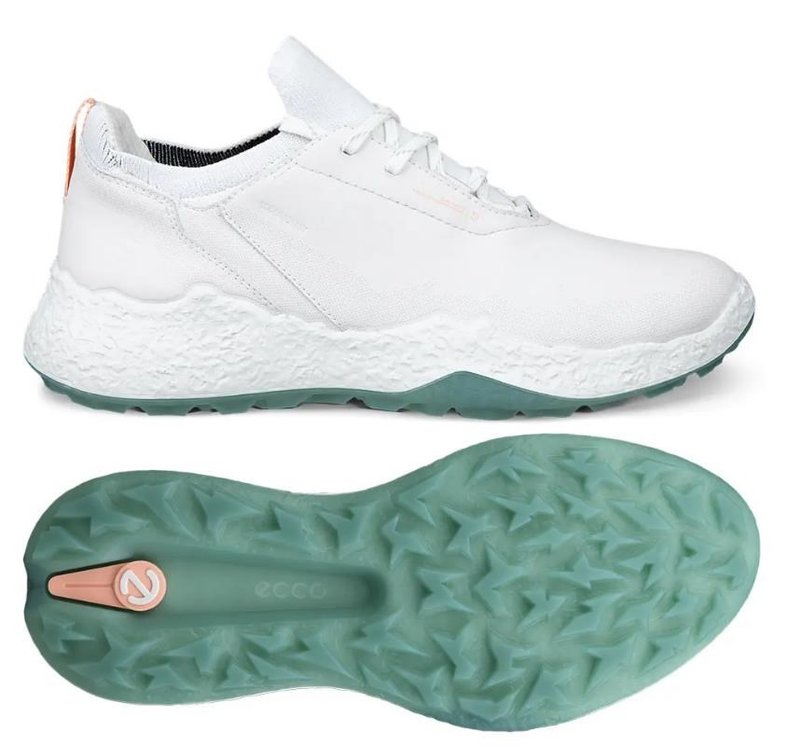 Ecco Biom H5 dámské golfové boty, white/sedum green