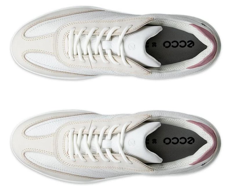 Ecco Street Vibe dámské golfové boty, limestone/white/blush