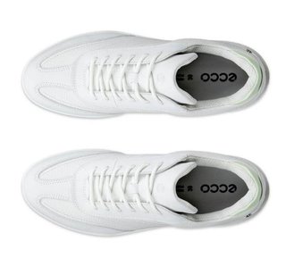 Ecco Street Vibe dámské golfové boty, shadow white/lime cream