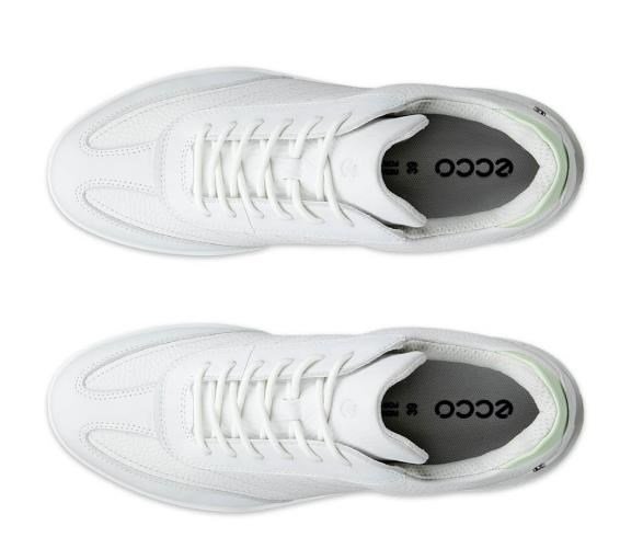 Ecco Street Vibe dámské golfové boty, shadow white/lime cream
