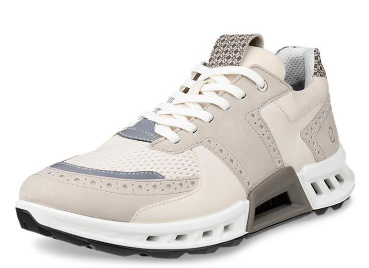 Ecco Biom C4 pánské golfové boty, pure cashmere/limestone/dark clay