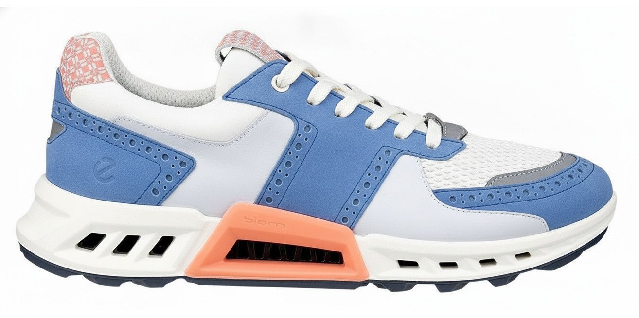 Ecco Biom C4 pánské golfové boty, federal blue/white/burnt coral