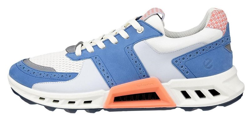 Ecco Biom C4 pánské golfové boty, federal blue/white/burnt coral