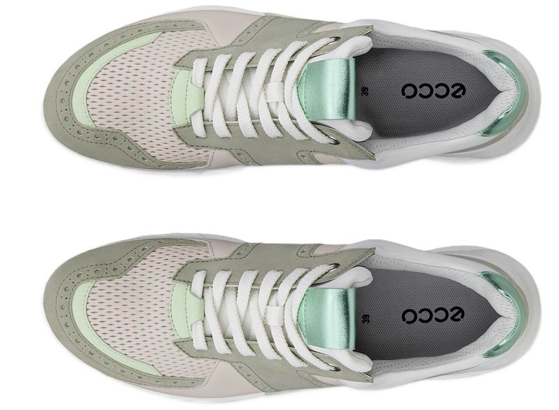 Ecco Biom C4 dámské golfové boty, tea/limestone/matcha metallic
