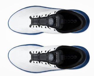 Ecco Biom C5 Boa pánské golfové boty, white/federal blue