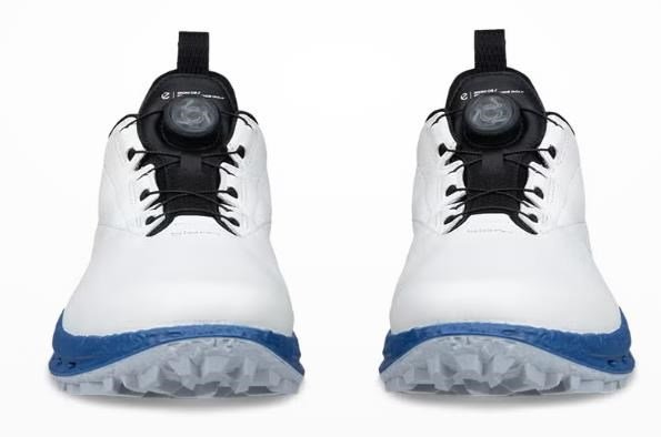 Ecco Biom H5 Boa pánské golfové boty, white/federal blue