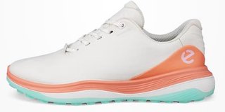Ecco LT1 dámské golfové boty, white/burnt coral