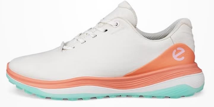 Ecco LT1 dámské golfové boty, white/burnt coral
