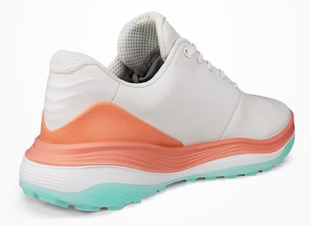 Ecco LT1 dámské golfové boty, white/burnt coral