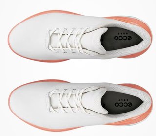 Ecco LT1 dámské golfové boty, white/burnt coral