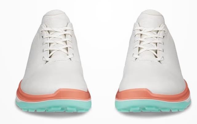 Ecco LT1 dámské golfové boty, white/burnt coral