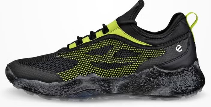 Ecco Biom H5 pánské golfové boty, black/lime punch