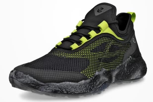Ecco Biom H5 pánské golfové boty, black/lime punch