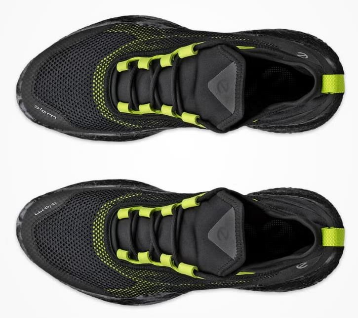 Ecco Biom H5 pánské golfové boty, black/lime punch