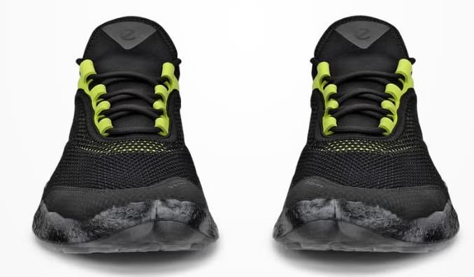Ecco Biom H5 pánské golfové boty, black/lime punch
