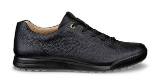 Ecco Golf Street Retro pánské kožené golfové boty, černé