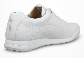 Ecco Golf Street Retro pánské kožené golfové boty, bílé