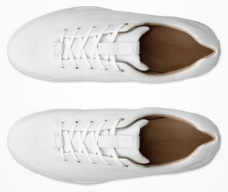Ecco Golf Street Retro pánské kožené golfové boty, bílé