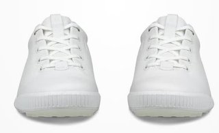 Ecco Golf Street Retro pánské kožené golfové boty, bílé