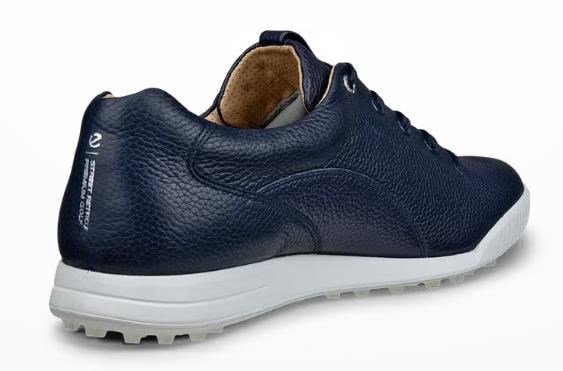 Ecco Golf Street Retro pánské kožené golfové boty, modré