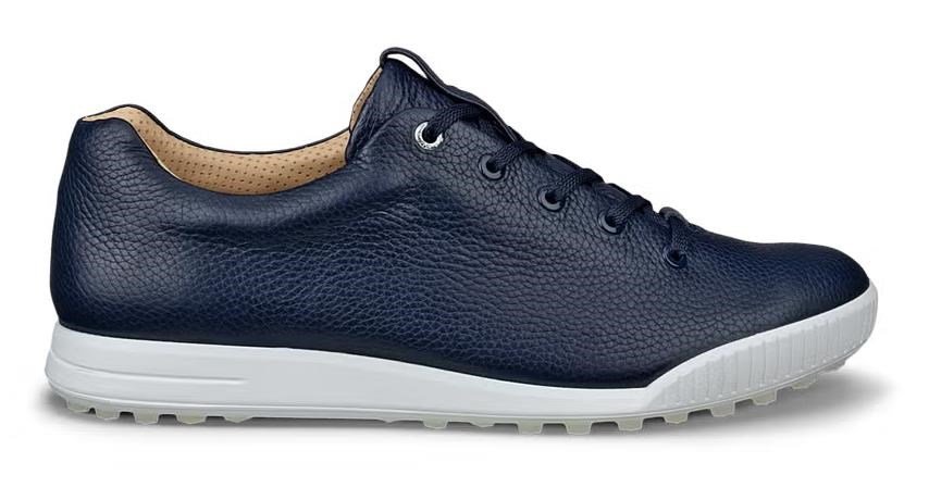 Ecco Golf Street Retro pánské kožené golfové boty, modré